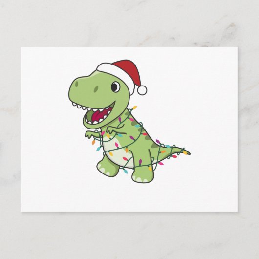 Carte Postale Dinosaure Snow (Devant)