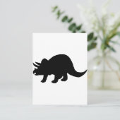 Carte Postale Dinosaure - Tricératops (Debout devant)