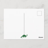 Carte Postale Dinosaure vert (Dos)