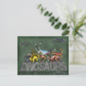 Carte Postale Dinosaures (Debout devant)