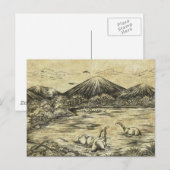 Carte Postale Dinosaures (Devant / Derrière)