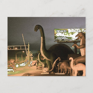 Carte Postale Dinosaures de la Route 66