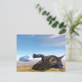 Carte Postale dinosaures d'Einiosaurus morts (Debout devant)
