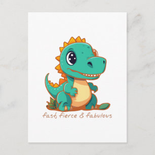 Carte Postale Dinosaures féroces