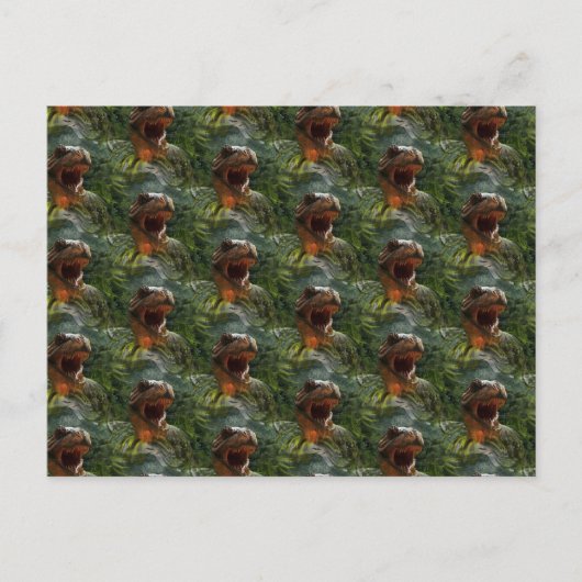 Carte Postale dinosaures jurassiques (Devant)