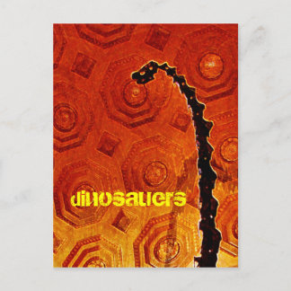 carte postale dinosauts