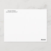 Carte Postale Dinosuar Designs Blue and Green Pattern Dino Toxit (Dos)