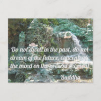 carte postale d'inspiration bouddhiste