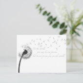 Carte postale d'inspiration Pissenlit (Debout devant)