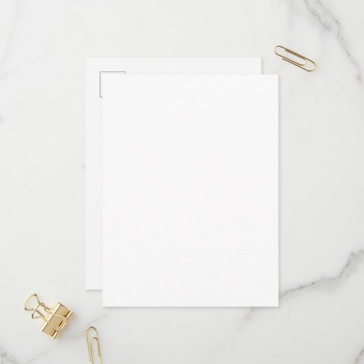 Carte postale d'invitation (Devant/Arrière en situation)