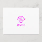 carte postale d'invitation (Dos)