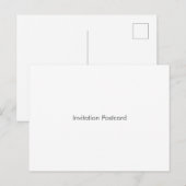 Carte postale d'invitation (Devant / Derrière)