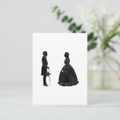 Carte postale d'invitation (Debout devant)
