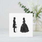 Carte postale d'invitation (Debout devant)