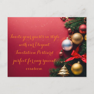 Carte postale d'invitation
