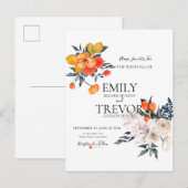 Carte postale d'invitation (Devant / Derrière)