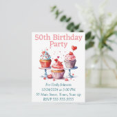 Carte postale d'invitation (Debout devant)