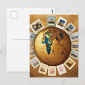 carte postale d'invitation (Devant / Derrière)