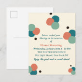 Carte postale d'invitation (Devant / Derrière)