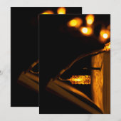 Carte postale d'invitation 13 x 18 cm (Devant / Derrière)