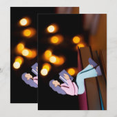 Carte postale d'invitation 5" x 7" (Devant / Derrière)