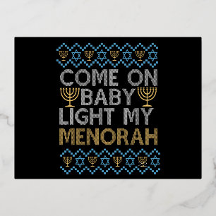 CARTE POSTALE D'INVITATION À FEUILLES D'ALUMINIUM 