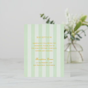 Carte Postale D'invitation À Feuilles D'aluminium Carte d'enveloppe de mariage en papier métallisé à