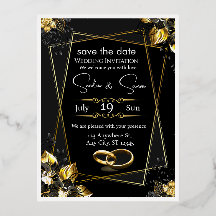 Carte d'invitation personnalisable décorée de feui