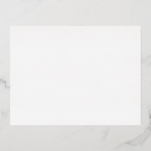 Carte Postale D'invitation À Feuilles D'aluminium Carton d'invitation alu (Recto)