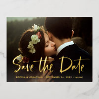 Deux photos | Script moderne Enregistrer la date G
