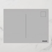 Carte Postale D'invitation À Feuilles D'aluminium Halloween cinquantième anniversaire Spooktacular (Verso)