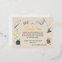 Harry Potter | Remerciements pour Baby Shower