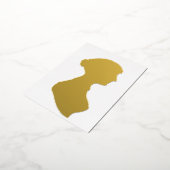 Carte Postale D'invitation À Feuilles D'aluminium Jane Austen (Rotation)