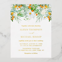 Mariage Tropical aux Orchidées Aquarelles et aux K