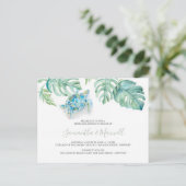 Carte postale d'invitation à un dîner de répétitio (Debout devant)