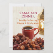 Carte postale d'invitation à un dîner moyen-orient (Devant)