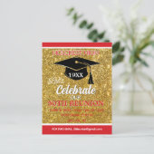 Carte postale d'invitation à une réunion de classe (Debout devant)