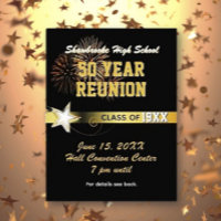 Carte postale d'invitation au 50e anniversaire de