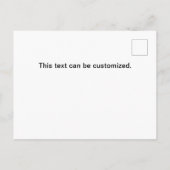 Carte postale d'invitation avec citation drôle d'i (Dos)