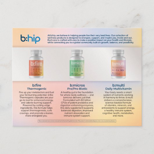 Carte postale d'invitation bhip (Devant)