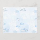 Carte postale d'invitation d'anniversaire Arc-en-c (Dos)