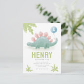 Carte postale d'invitation d'anniversaire pour enf (Debout devant)