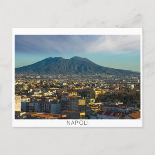 Carte postale d'invitation de Naples Italie
