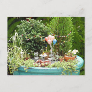 Carte postale d'invitation de partie