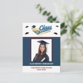 Carte postale d'invitation de photo de remise de d (Debout devant)