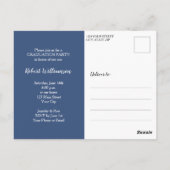 Carte postale d'invitation de remise de diplôme av (Dos)