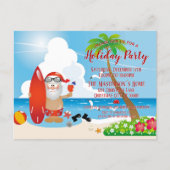 Carte postale d'invitation drôle pour une fête de (Devant)