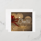 Carte postale d'invitation en aluminium (Recto/Verso)