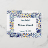 Carte postale d'invitation en aluminium à conserve (Recto/Verso)