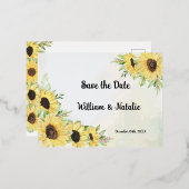 Carte postale d'invitation en aluminium à conserve (Recto/Verso)